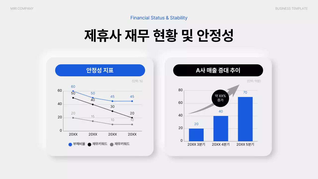 흰색 모던 비즈니스 기획
