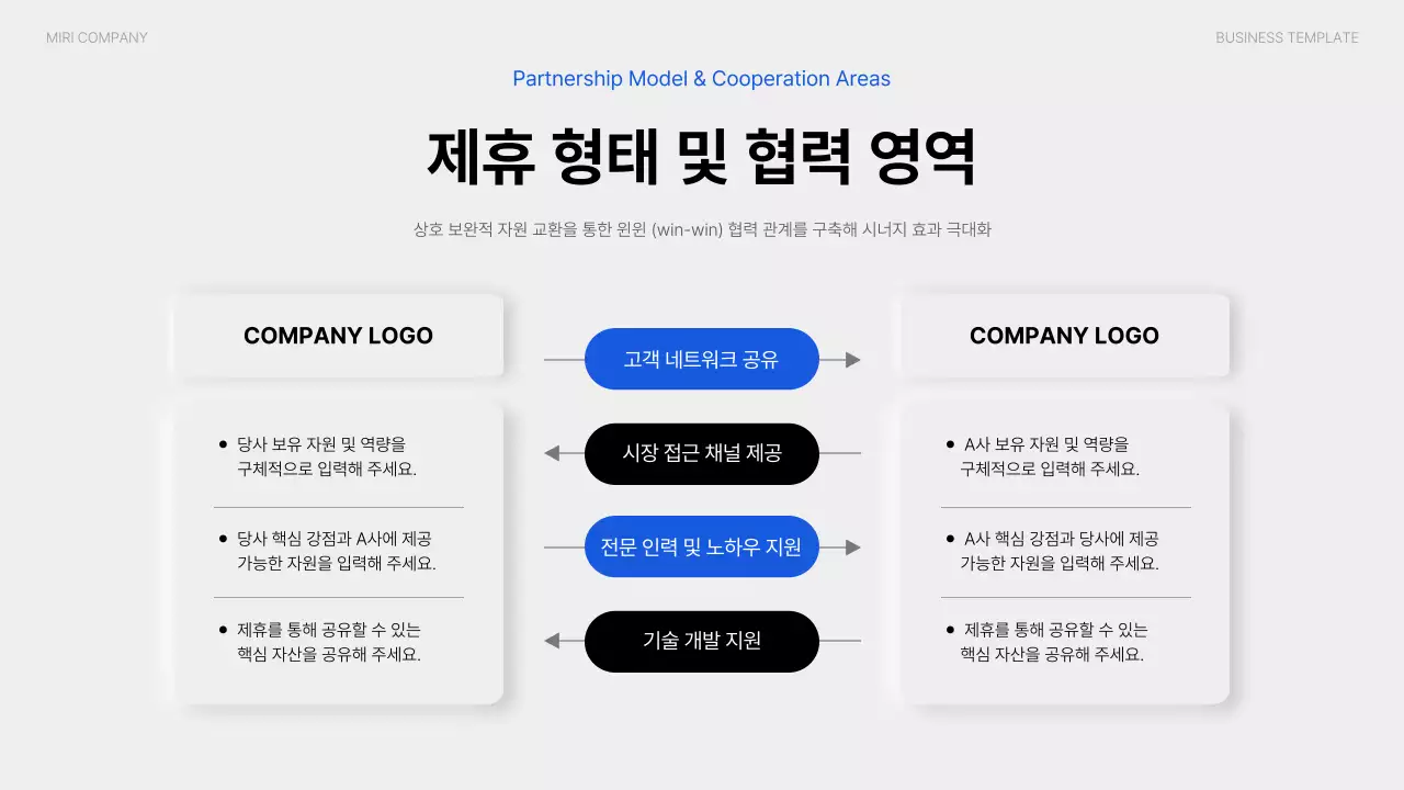 흰색 모던 비즈니스 기획