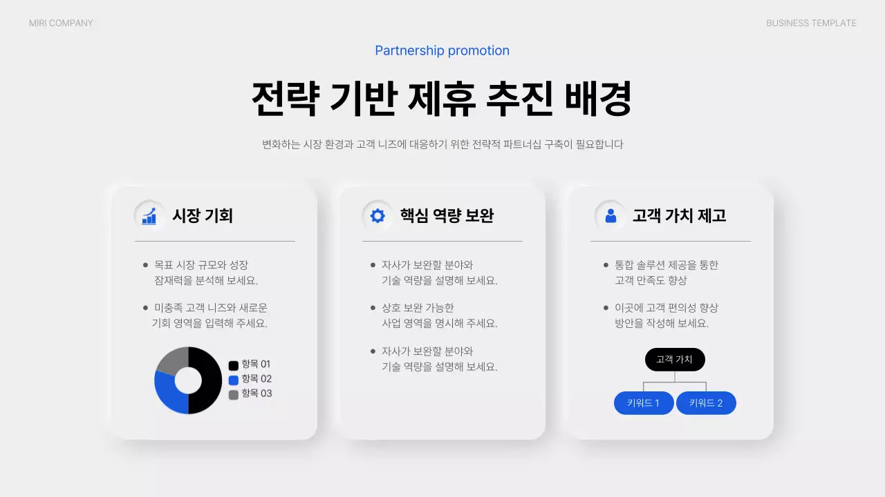흰색 모던 비즈니스 기획
