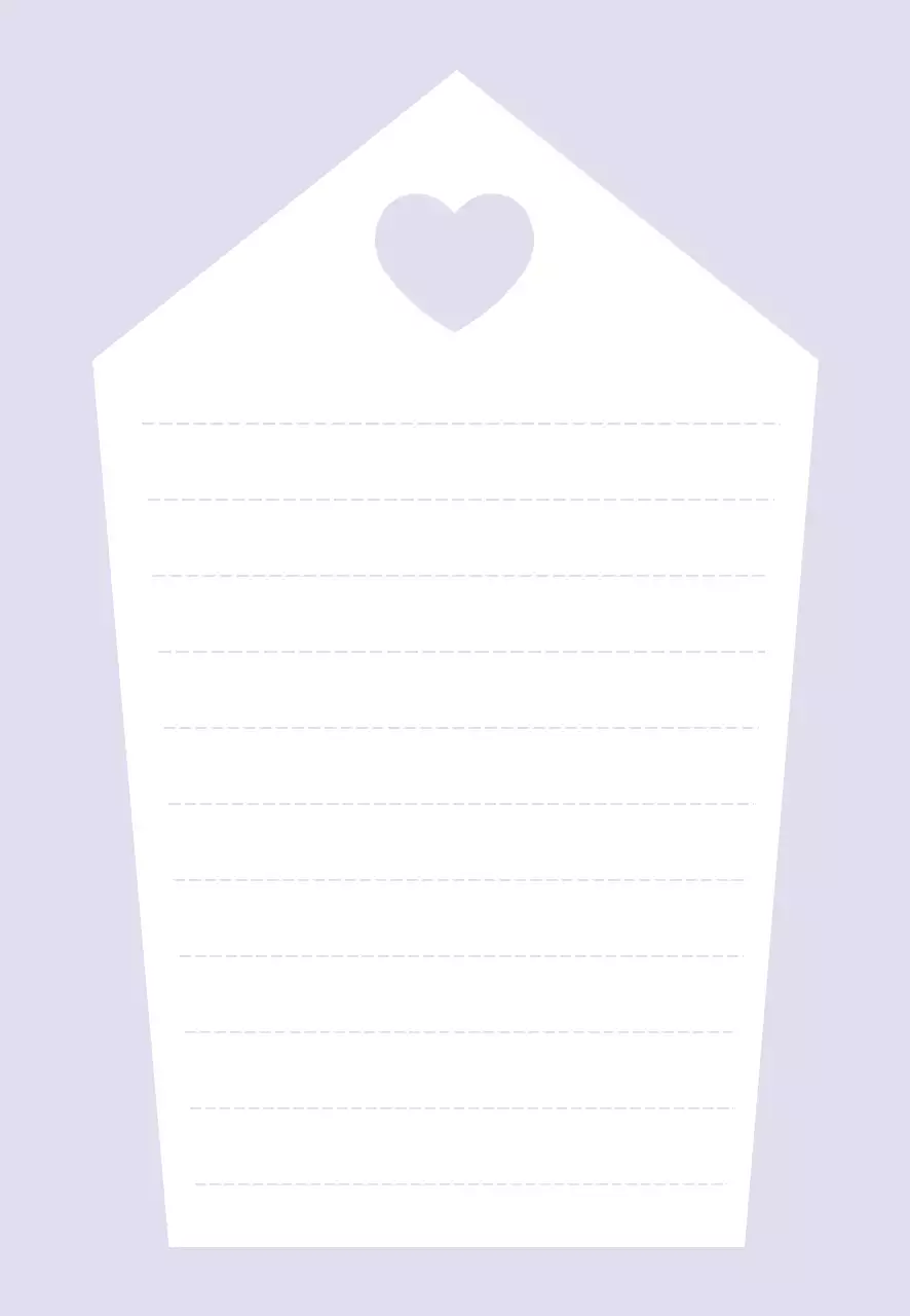 연보라 미니멀 집모양 플래너