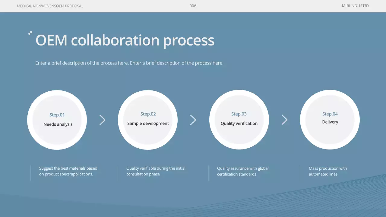 proposal medis modern biru