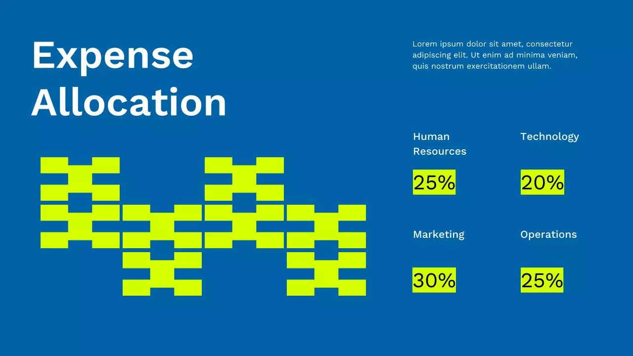 Neon Modern Financial Report