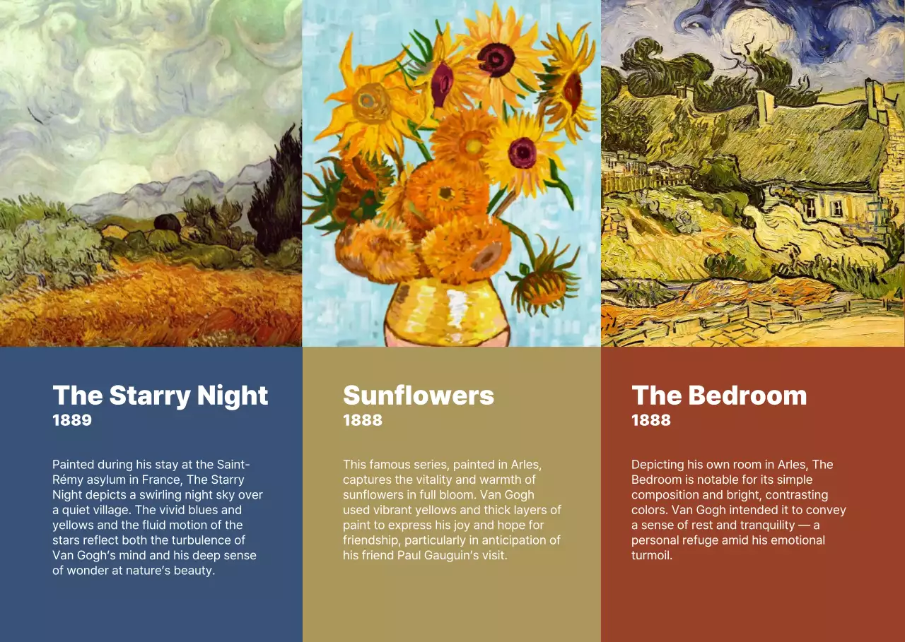 노랑 빈티지 예술가 전시회