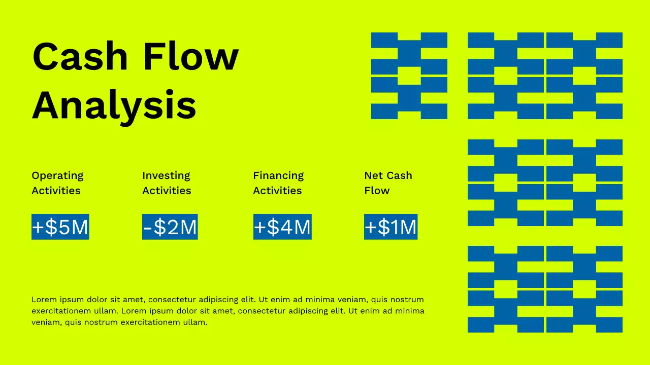Neon Modern Financial Report