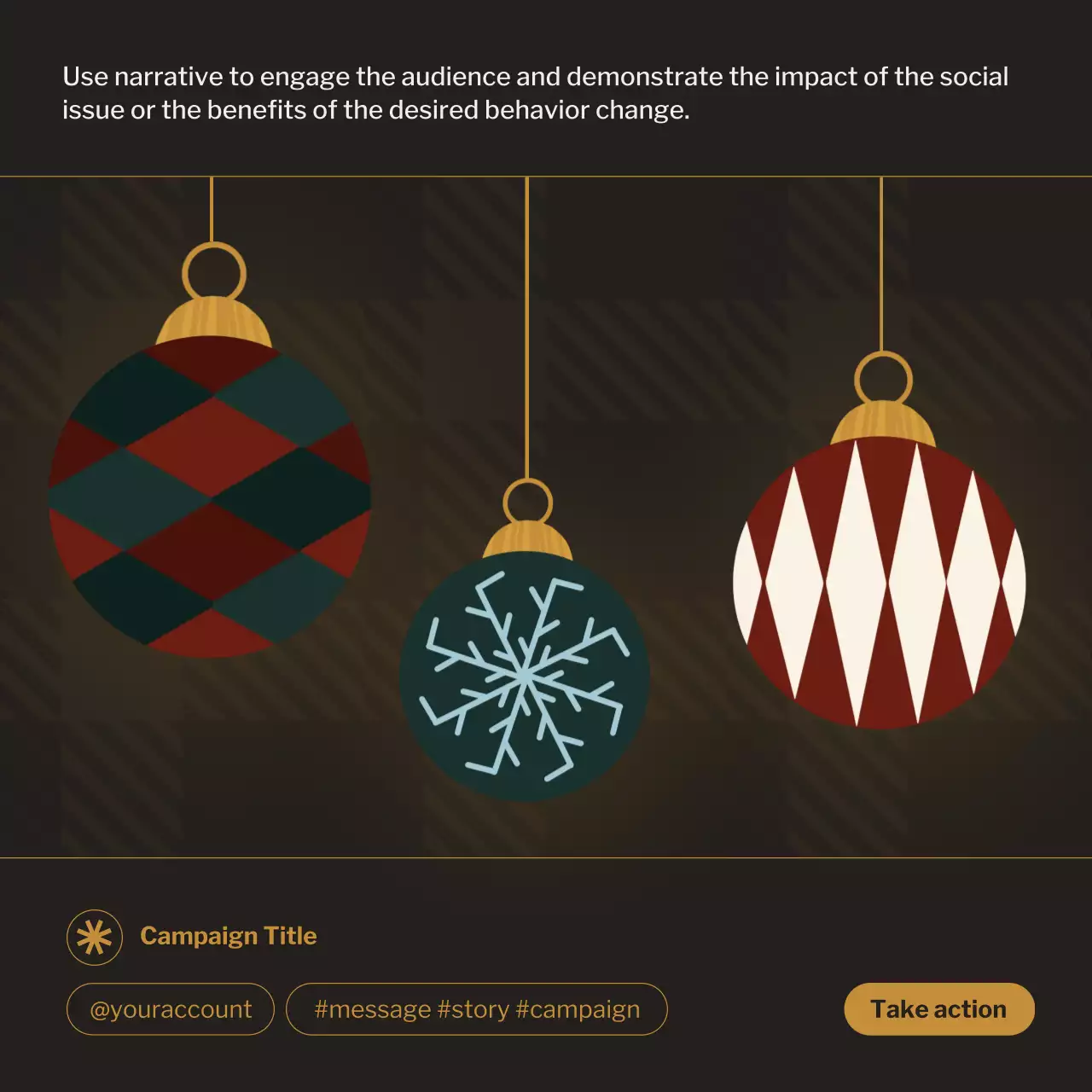 Brown Modern Holiday Promotion Social Media Post