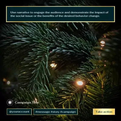 Gold Modern Social Campaign Advertisement Social Media Post