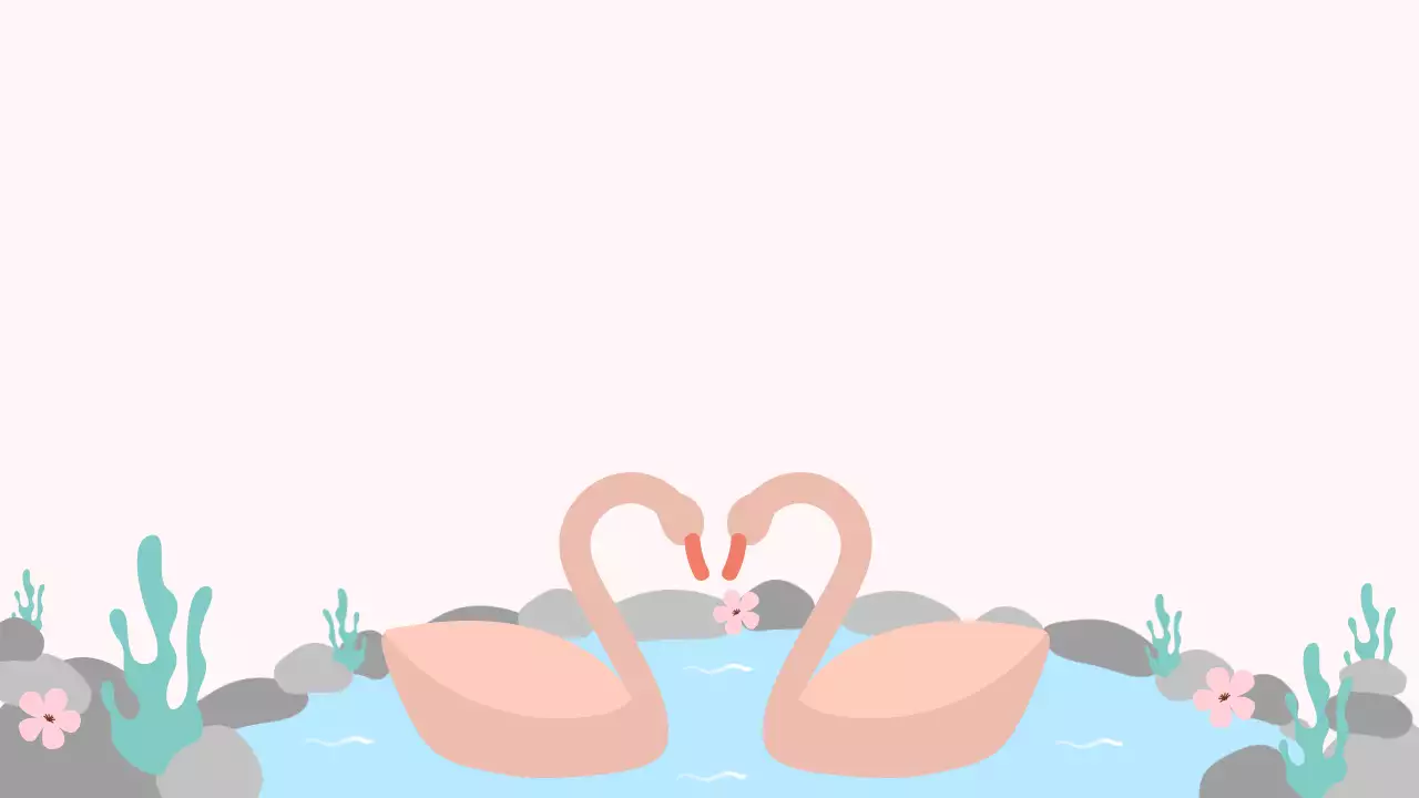 연보라 심플 자연 엽서