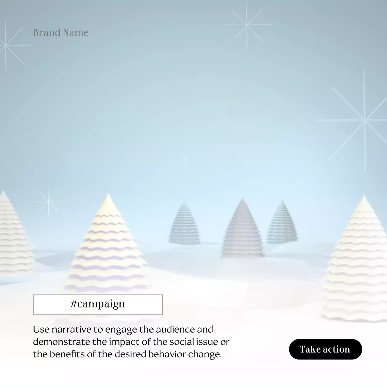 White Minimalist Social Campaign Promotion Social Media Post