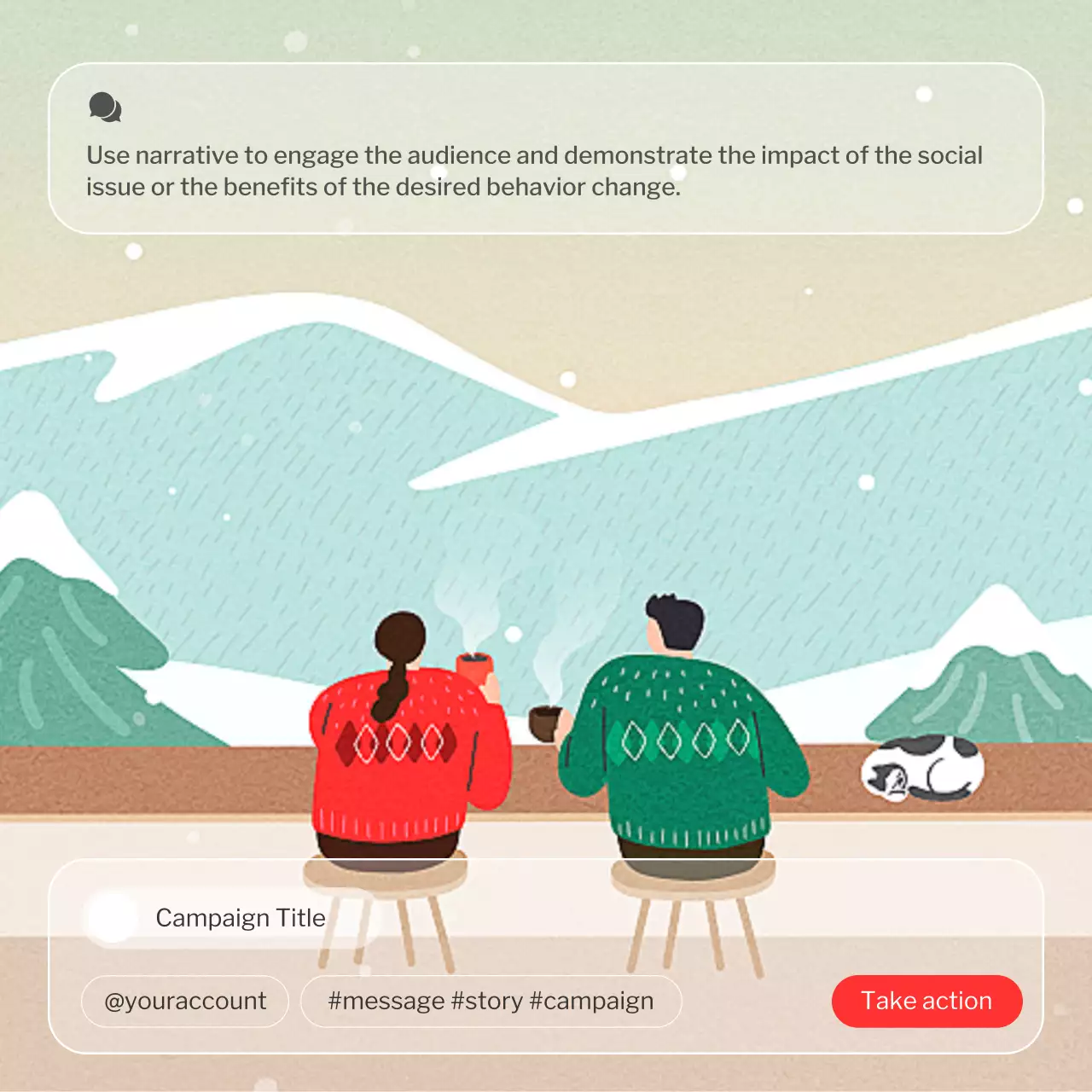 Colorful Retro Social Campaign Promotion Social Media Post