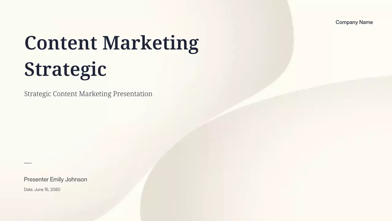 beige minimal marketing presentation
