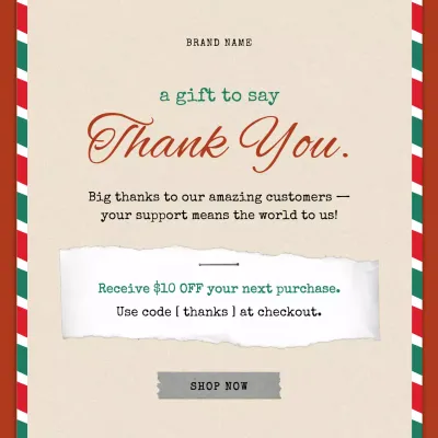 Classic Heartwarming Gift Promotion for Social Media