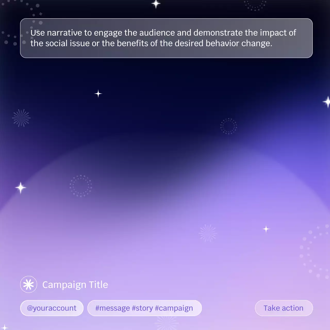 Purple Modern Social Campaign Promotion Social Media Post