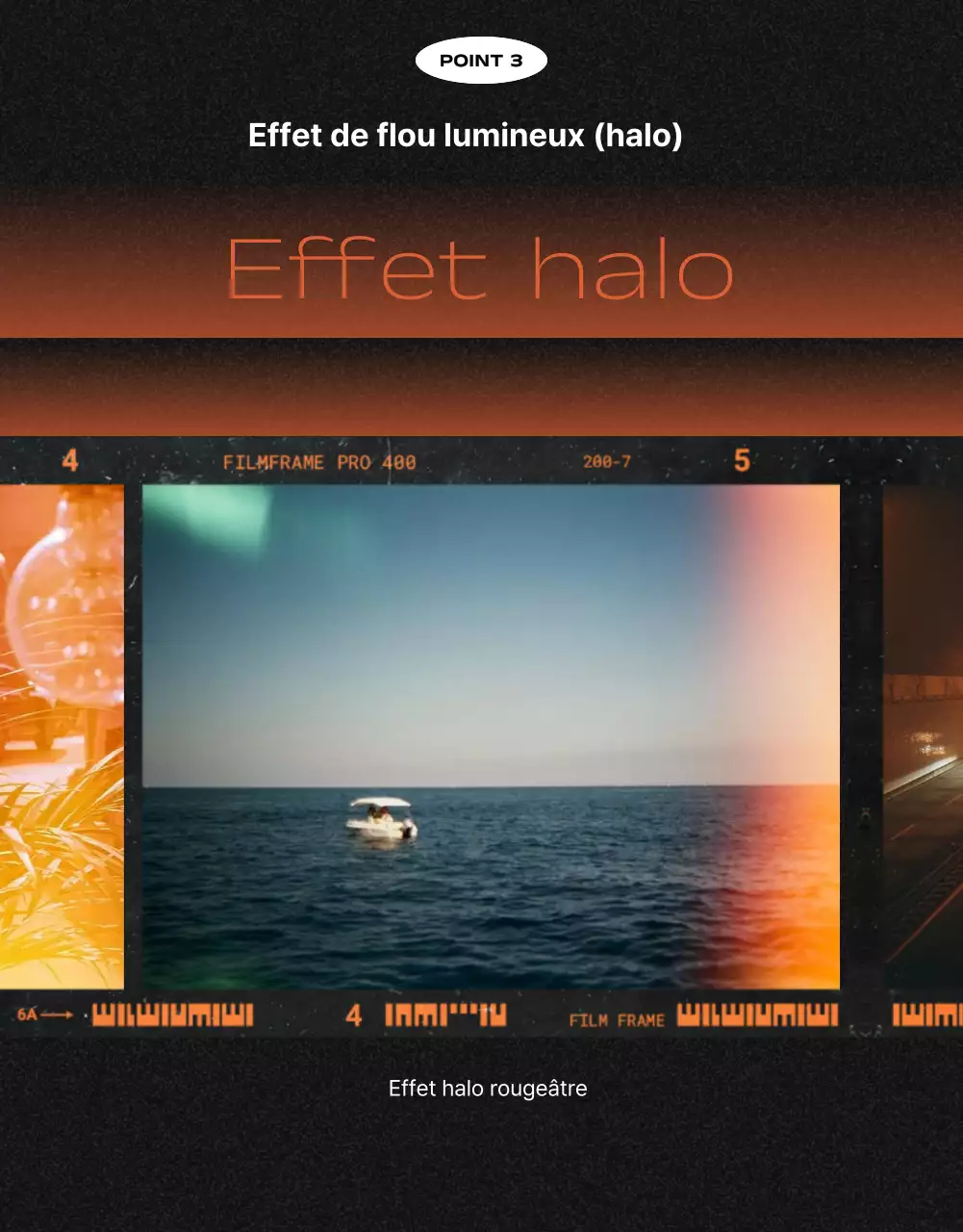 Publicité pour un appareil photo argentique vintage bleu
