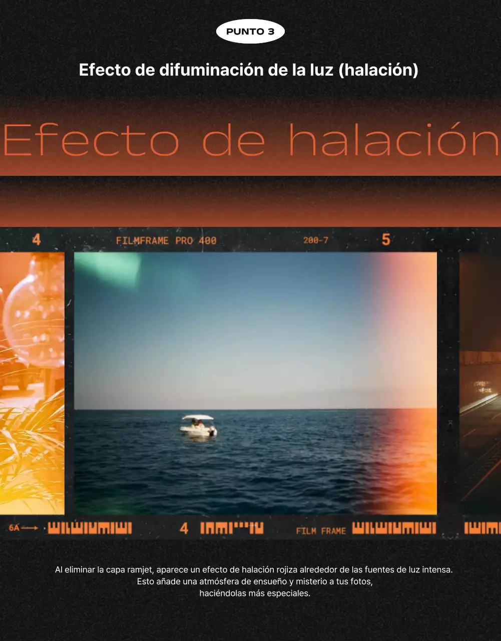 Anuncio de cámara de película vintage azul