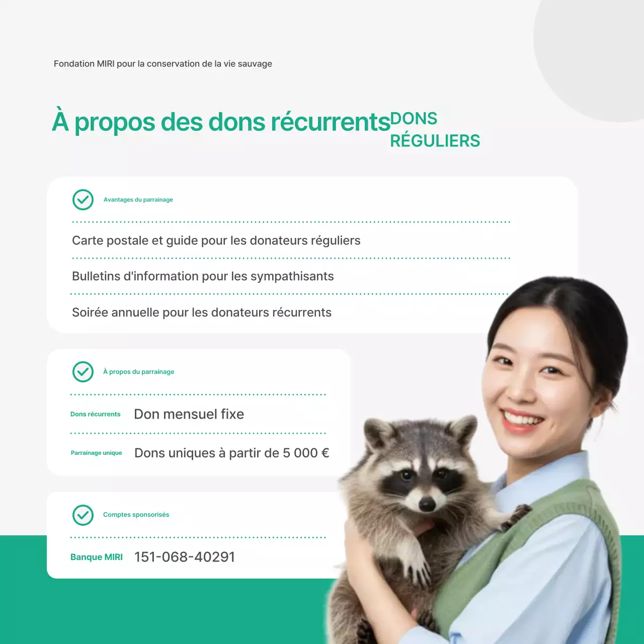 Explication du parrainage régulier d'un groupe civique vert et propre