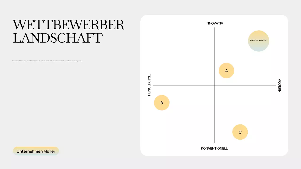 Präsentation des modernen Grey-Geschäftsplans