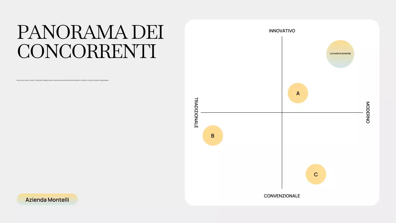 Presentazione del piano aziendale moderno grigio