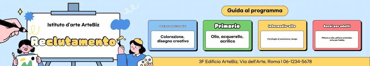 Reclutamento presso la Sky Blue Cute Art Academy