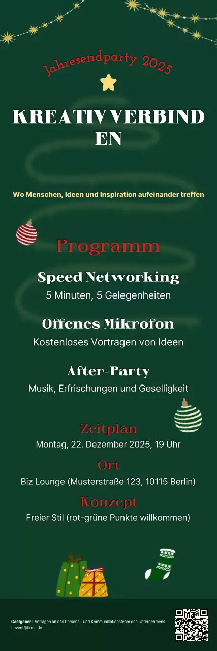 Leitfaden für eine umweltfreundliche Jahresendparty