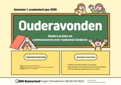 Informatie over het Yellow Baby School-evenement