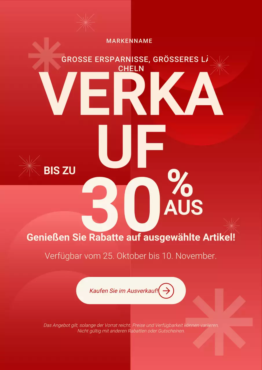 Rot-weißes, minimalistisches Weihnachtsplakat