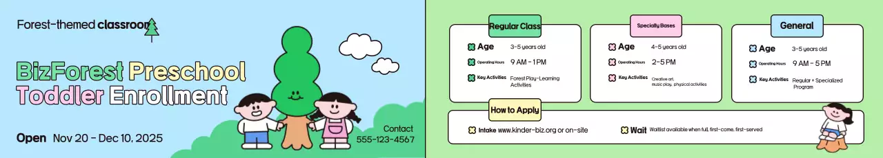 Sky Blue Baby Kindergarten Recruitment