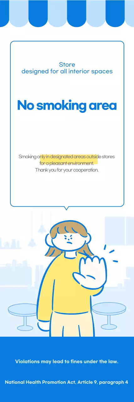 Blue Simple Smoking Cessation Guide