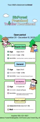 Recrutamento para o Jardim de Infância Sky Blue Baby