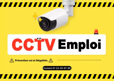 Guide de sécurité simple jaune