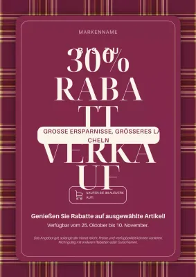 Lila-weißes modernes minimalistisches Weihnachtsplakat