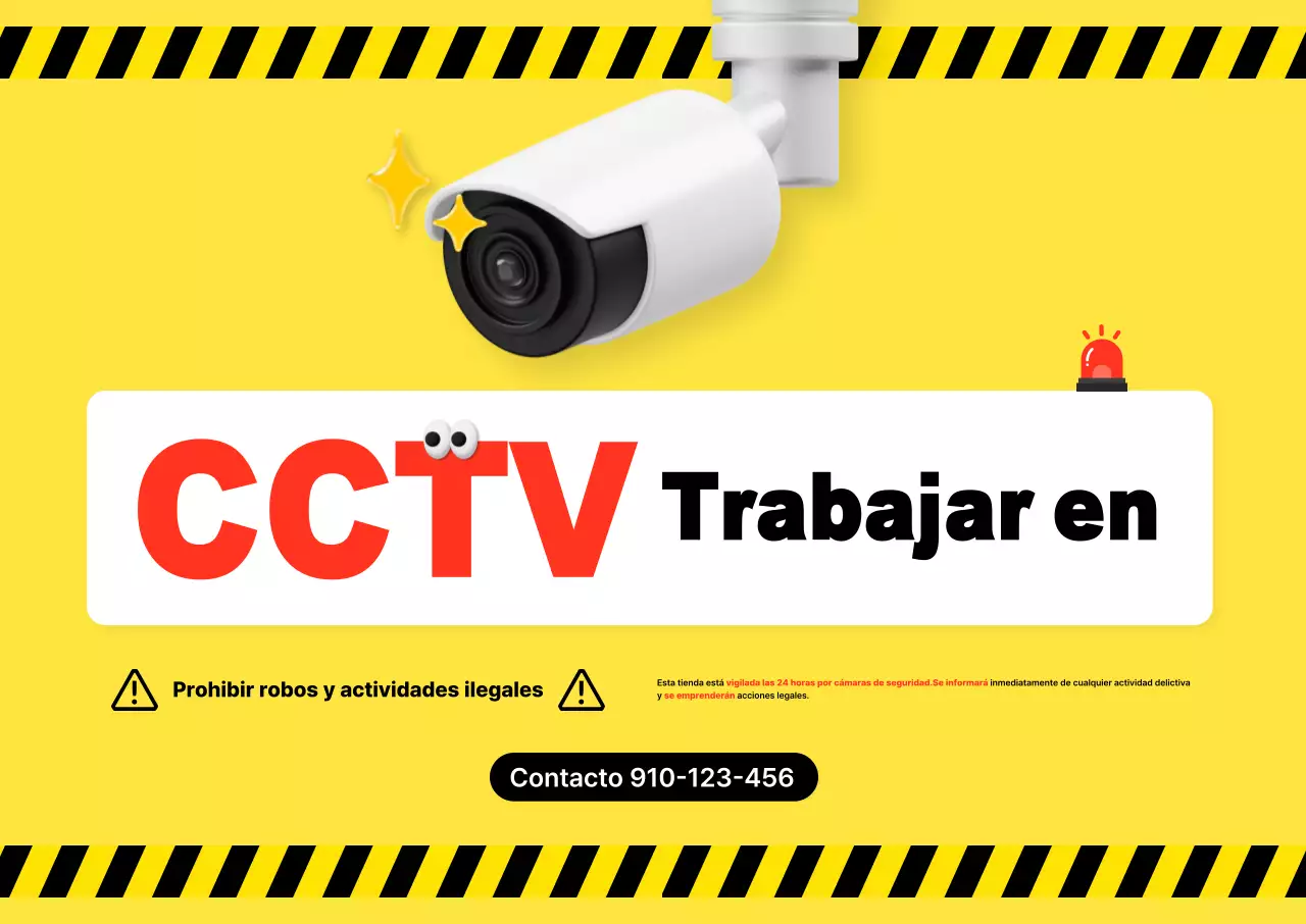 Guía de seguridad simple amarilla