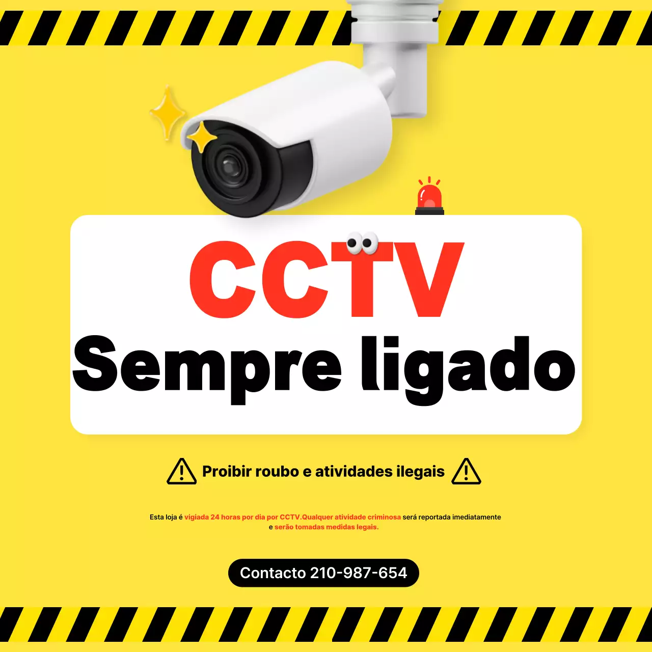 Guia de Segurança Simples Amarelo