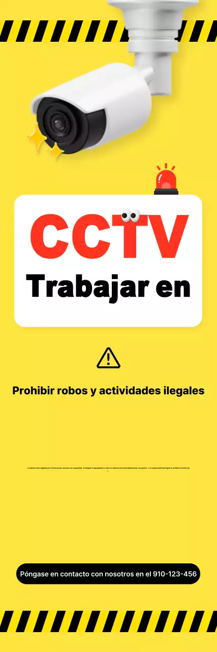 Guía de seguridad simple amarilla