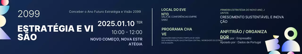 Planejamento de Visão Moderna Neon