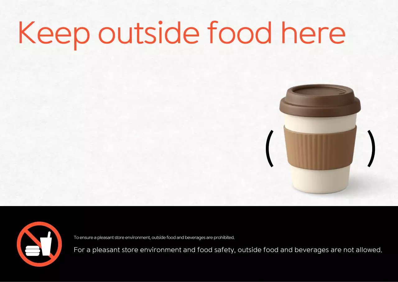 Black Simple Food Safety Guidelines