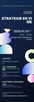 Neon Modern Visie Planning