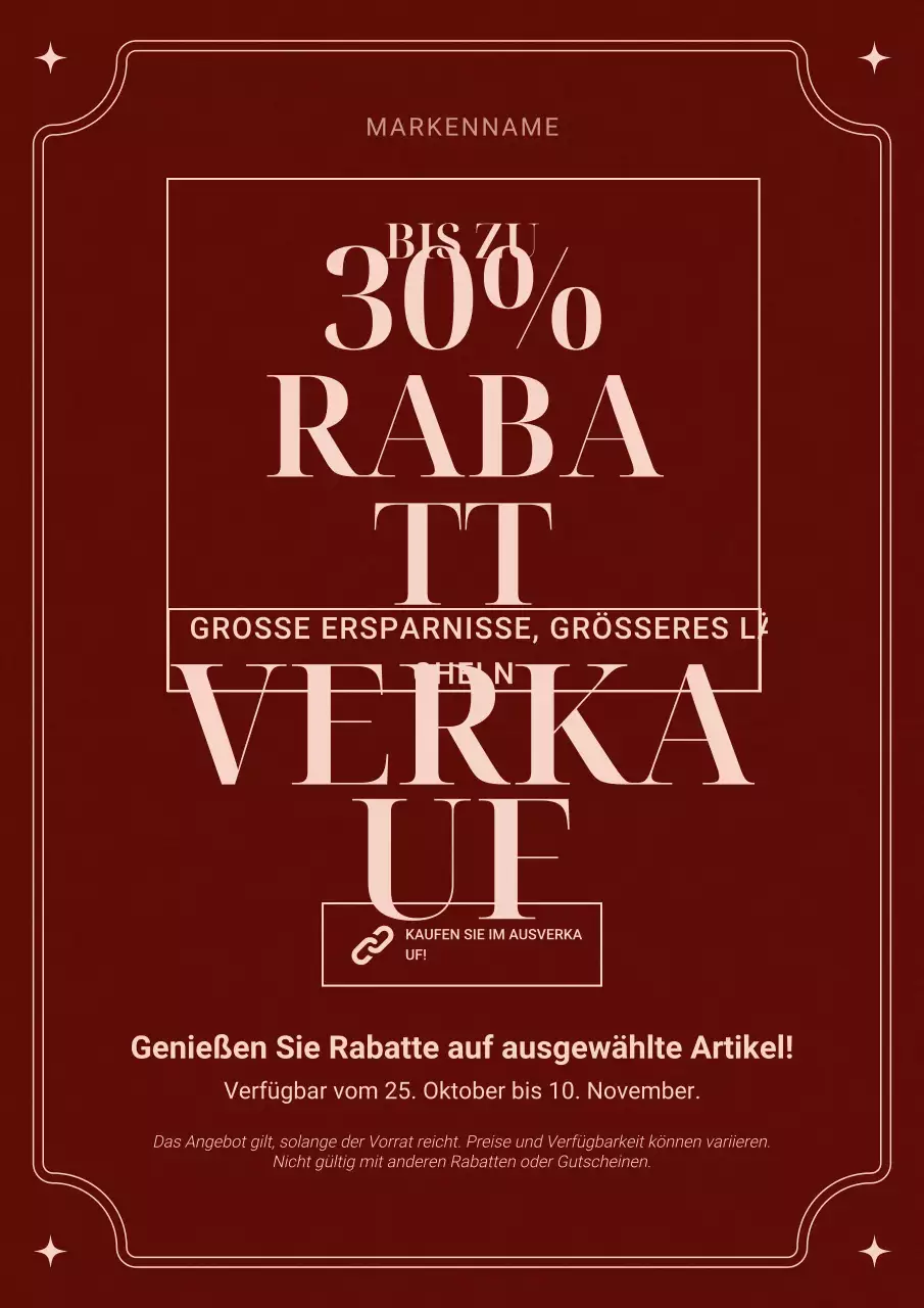 Rotes und weißes minimalistisches Vintage-Weihnachtsplakat