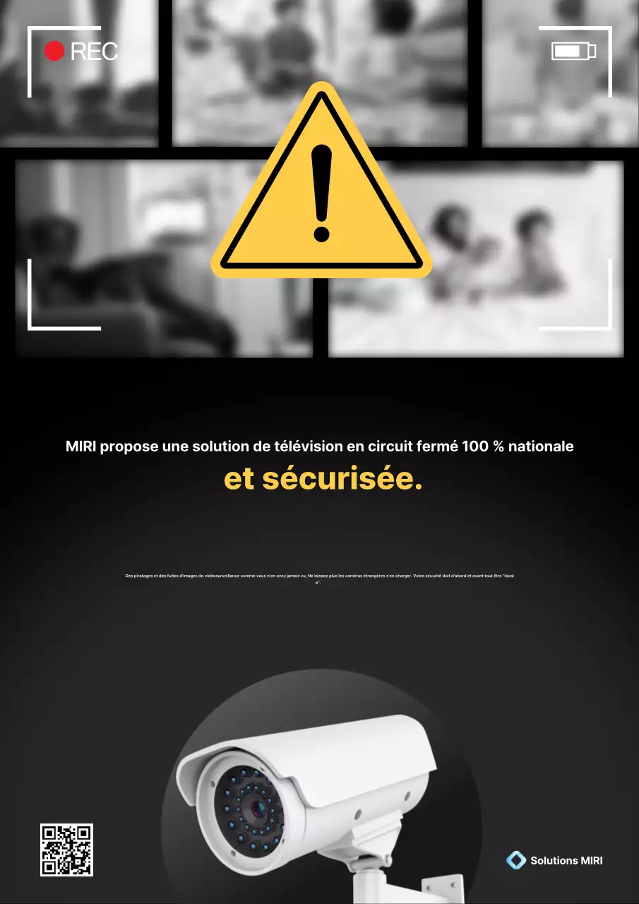 Publicité Black Modern Security