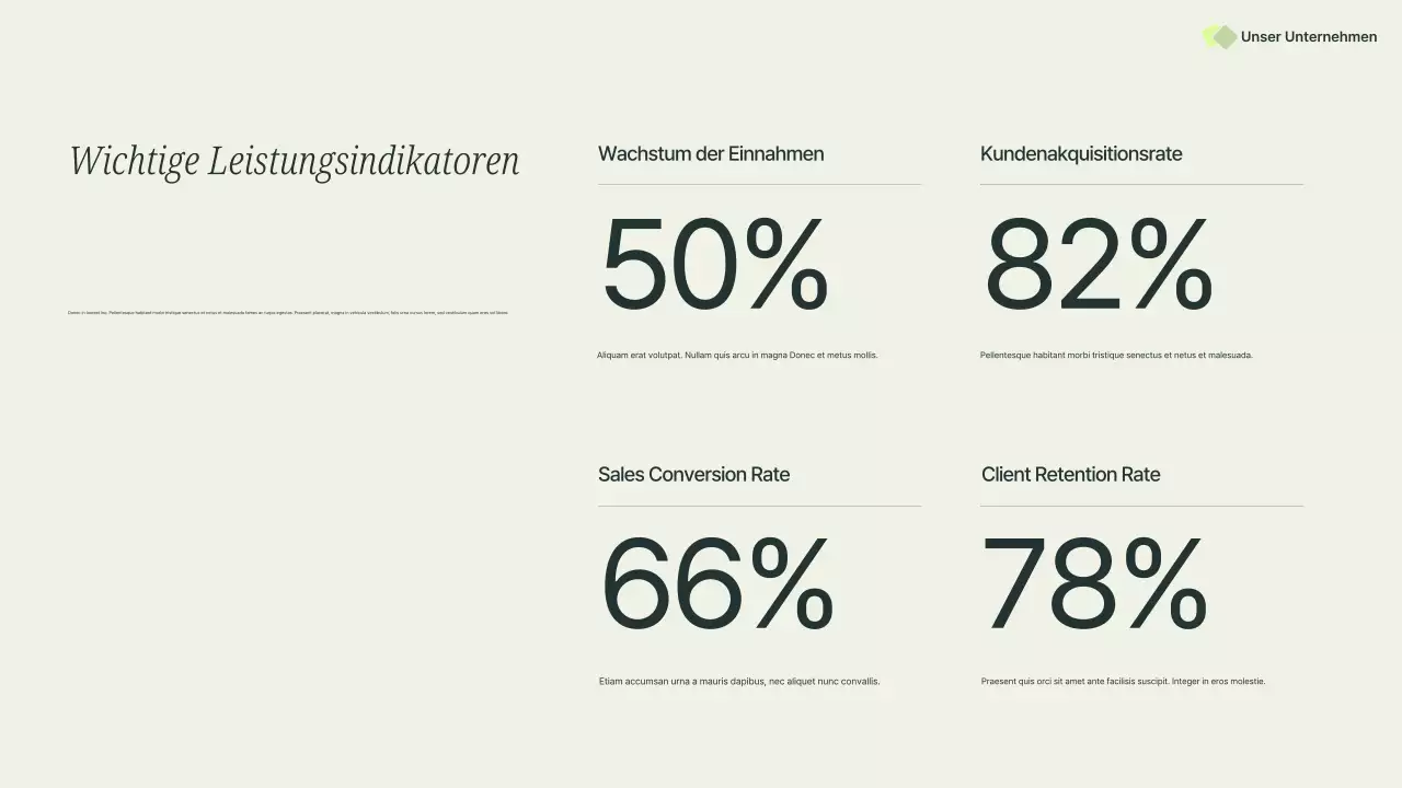 Green Professional Verkaufspräsentation