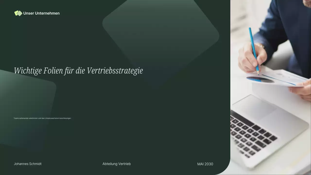 Green Professional Verkaufspräsentation