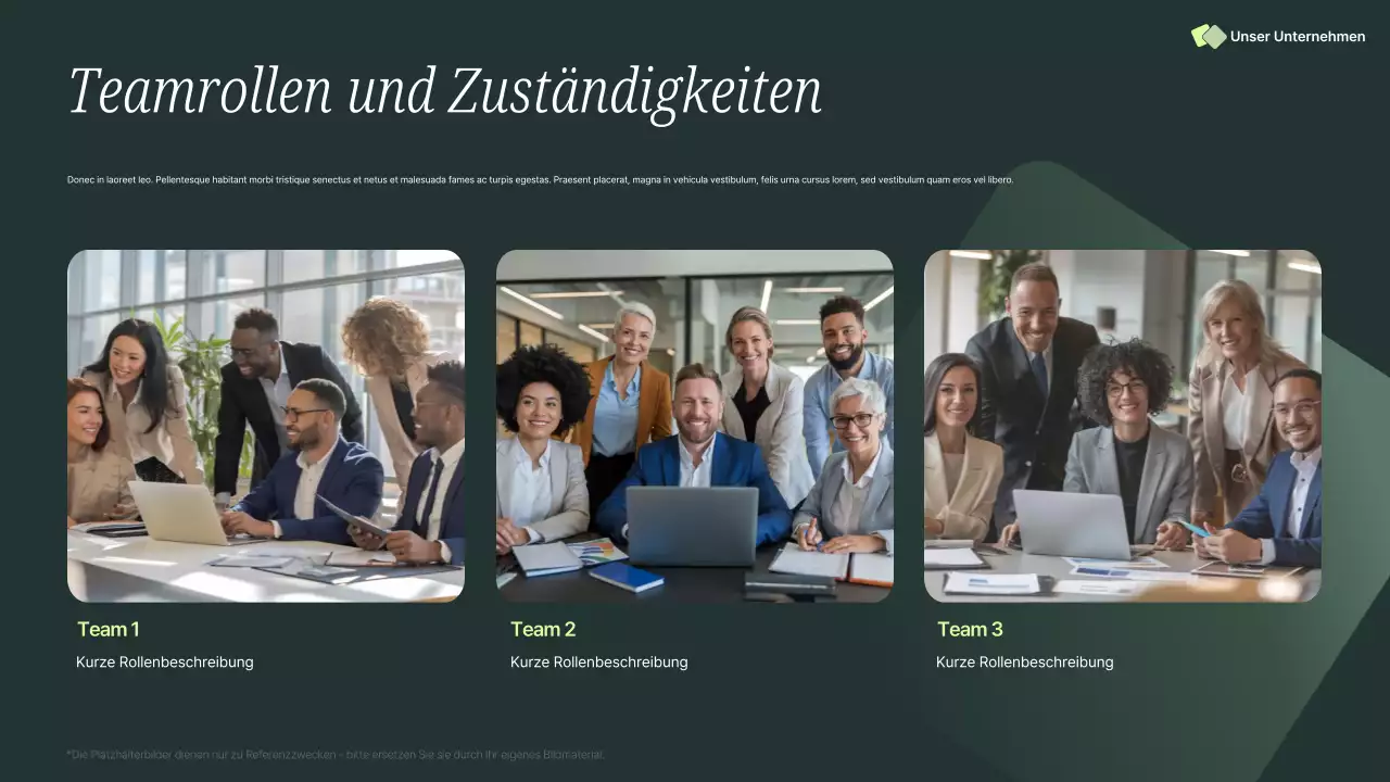 Green Professional Verkaufspräsentation