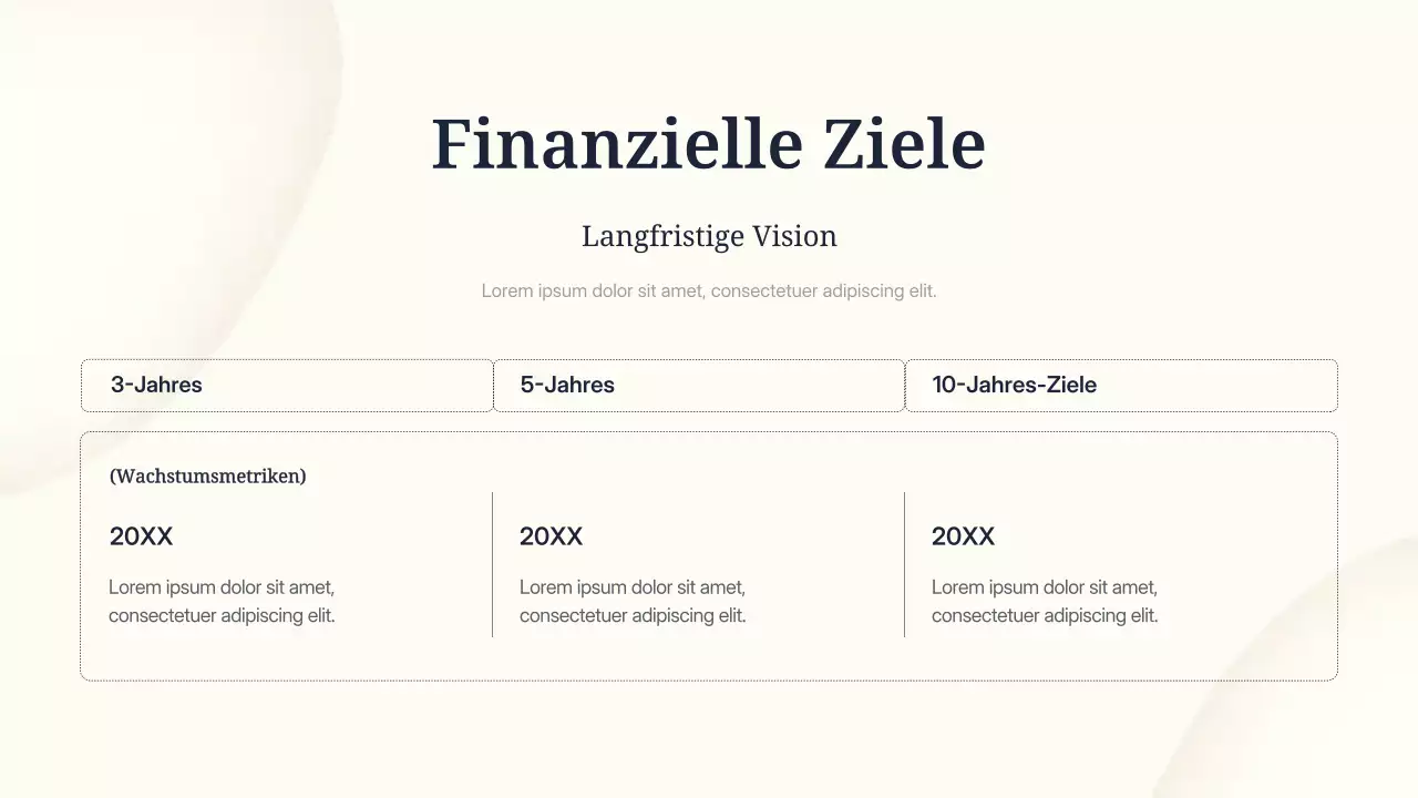 Beige minimalistische Marketingpräsentation