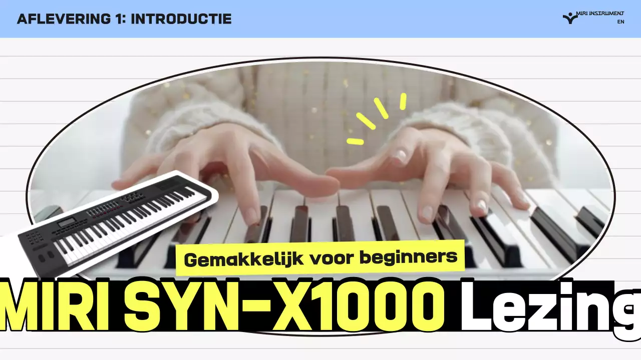 Hemelsblauwe eenvoudige muzieklezing