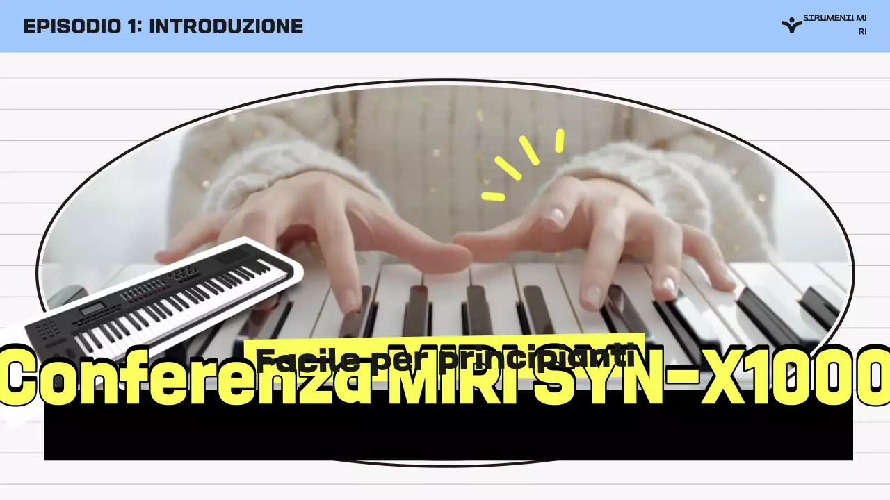 Lezione di musica semplice blu cielo