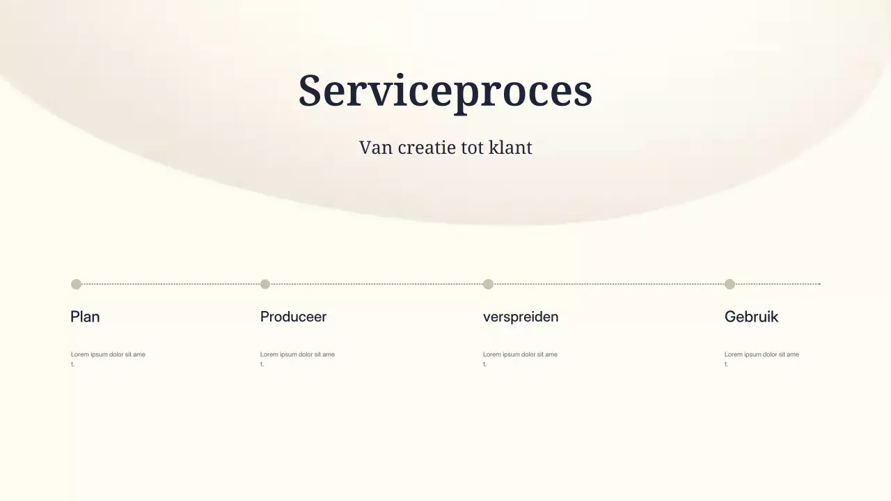 beige minimale marketingpresentatie