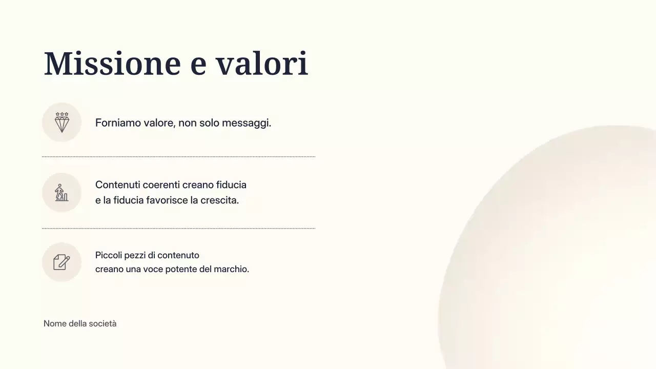 presentazione di marketing minimale beige