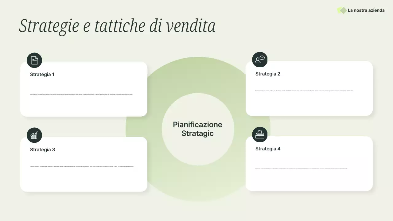Presentazione di vendita professionale ecologica