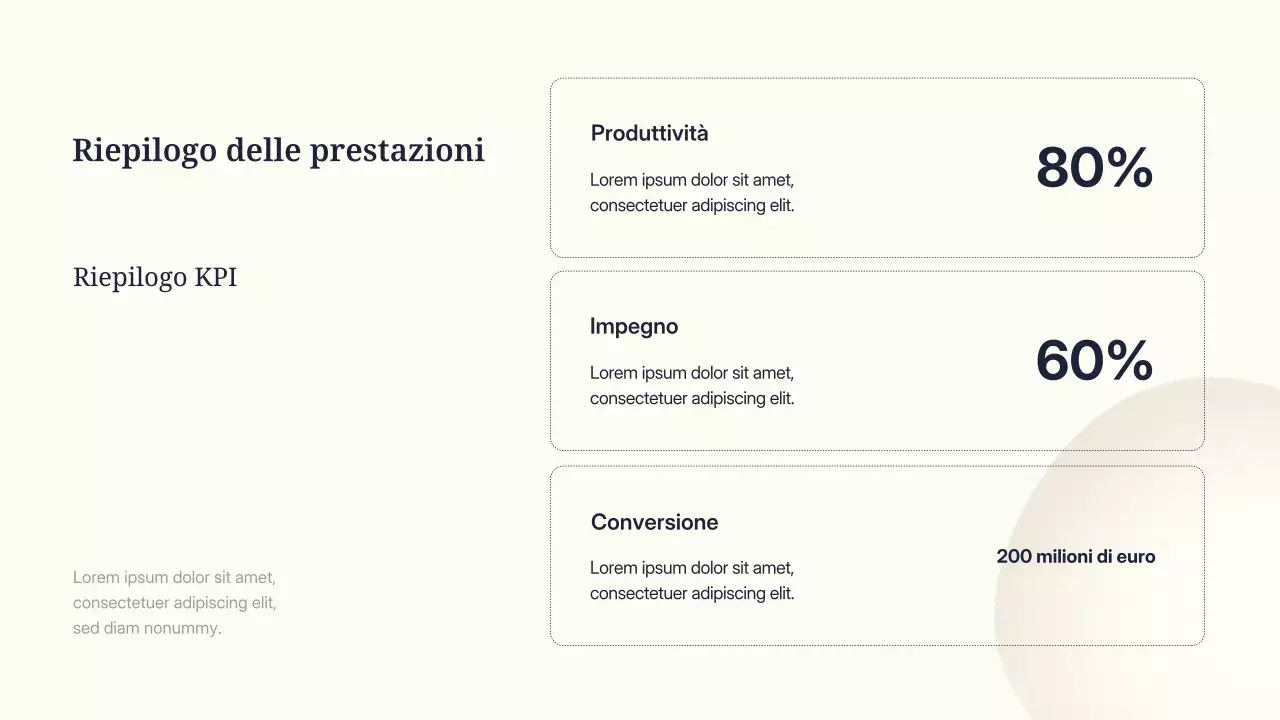 presentazione di marketing minimale beige