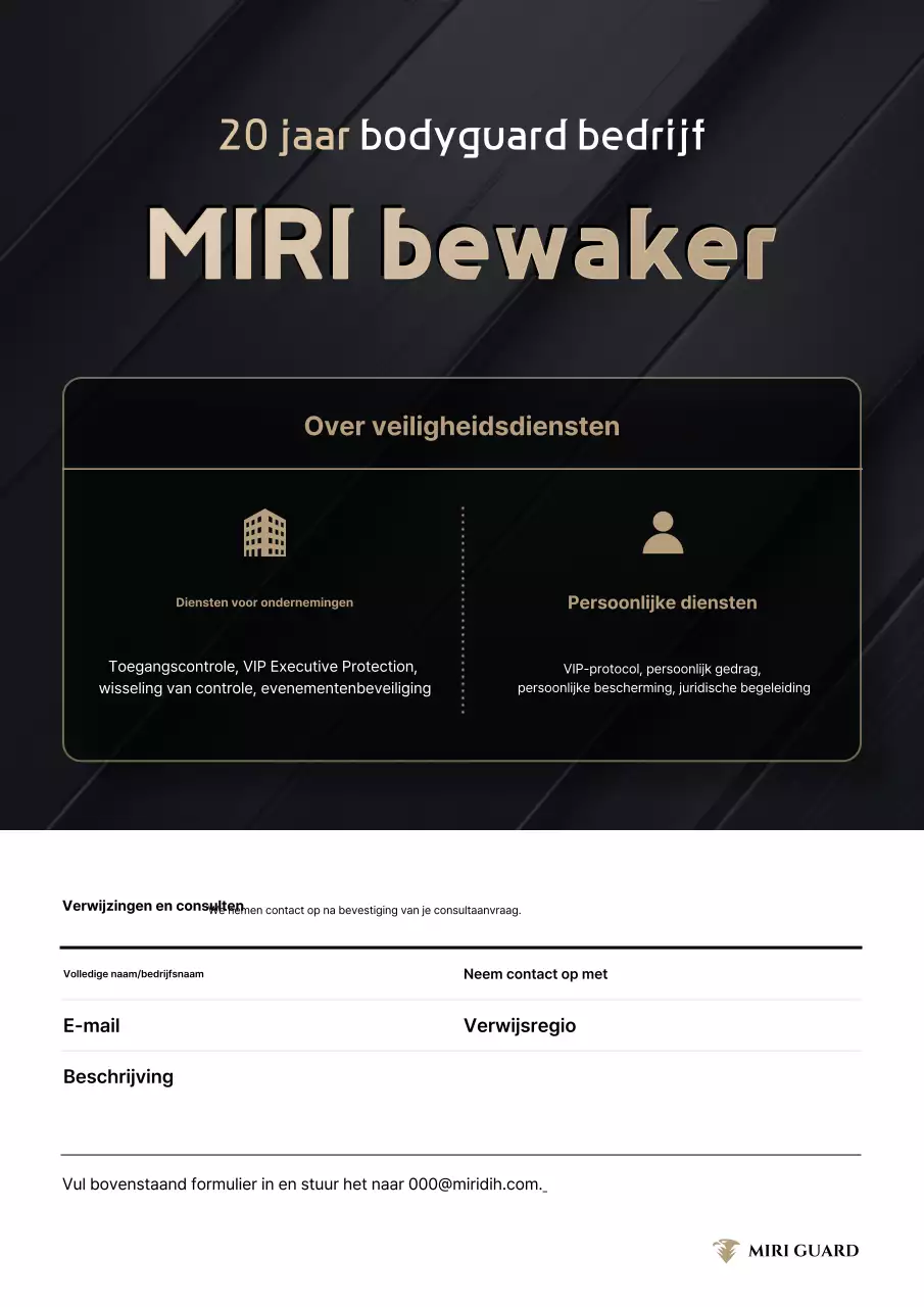 Gids voor geavanceerde beveiligingsdiensten voor zwart