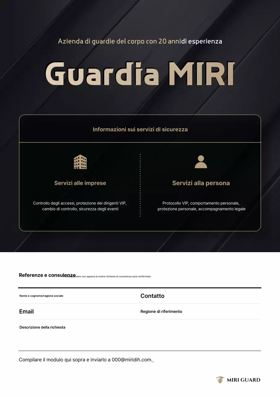 Guida ai servizi di sicurezza avanzata neri